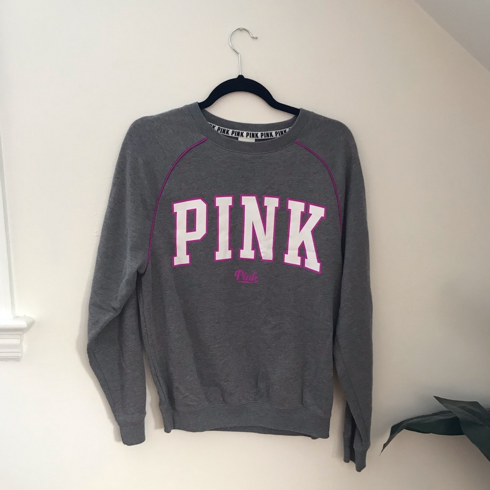 Pink crew neck